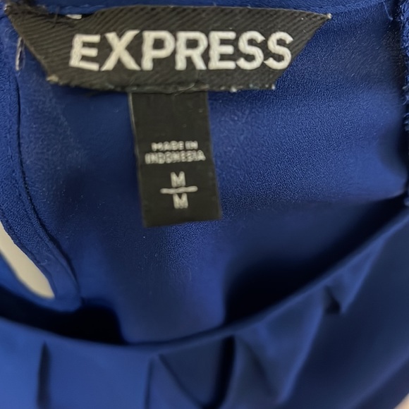 NWOT Royal Blue Express Top. Size M. - Picture 5 of 16